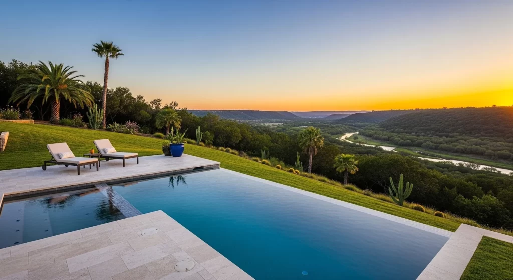 Sloping Yard Decking and Hardscaping