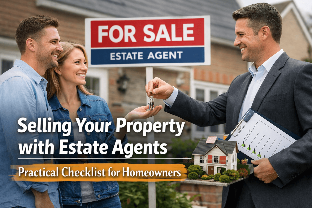 Selling a Property With Estate Agents: A Practical Checklist for Homeowners