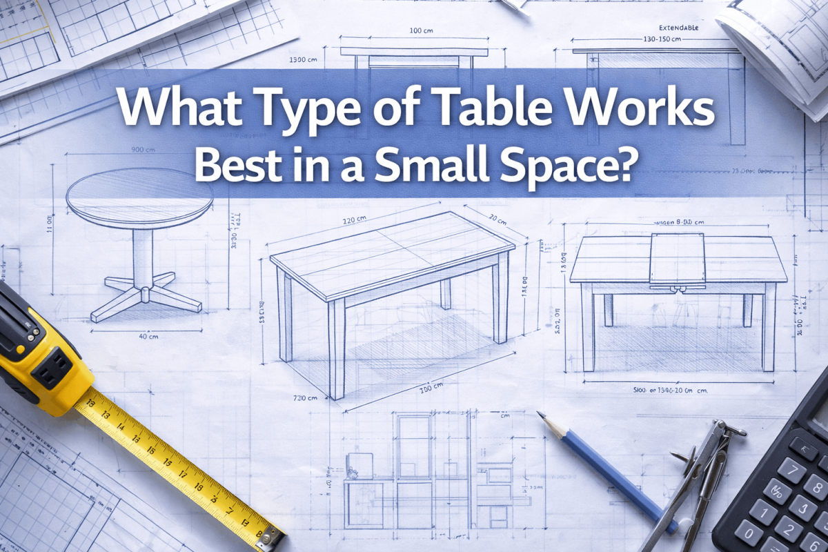What Type of Table Works Best in a Small Space?