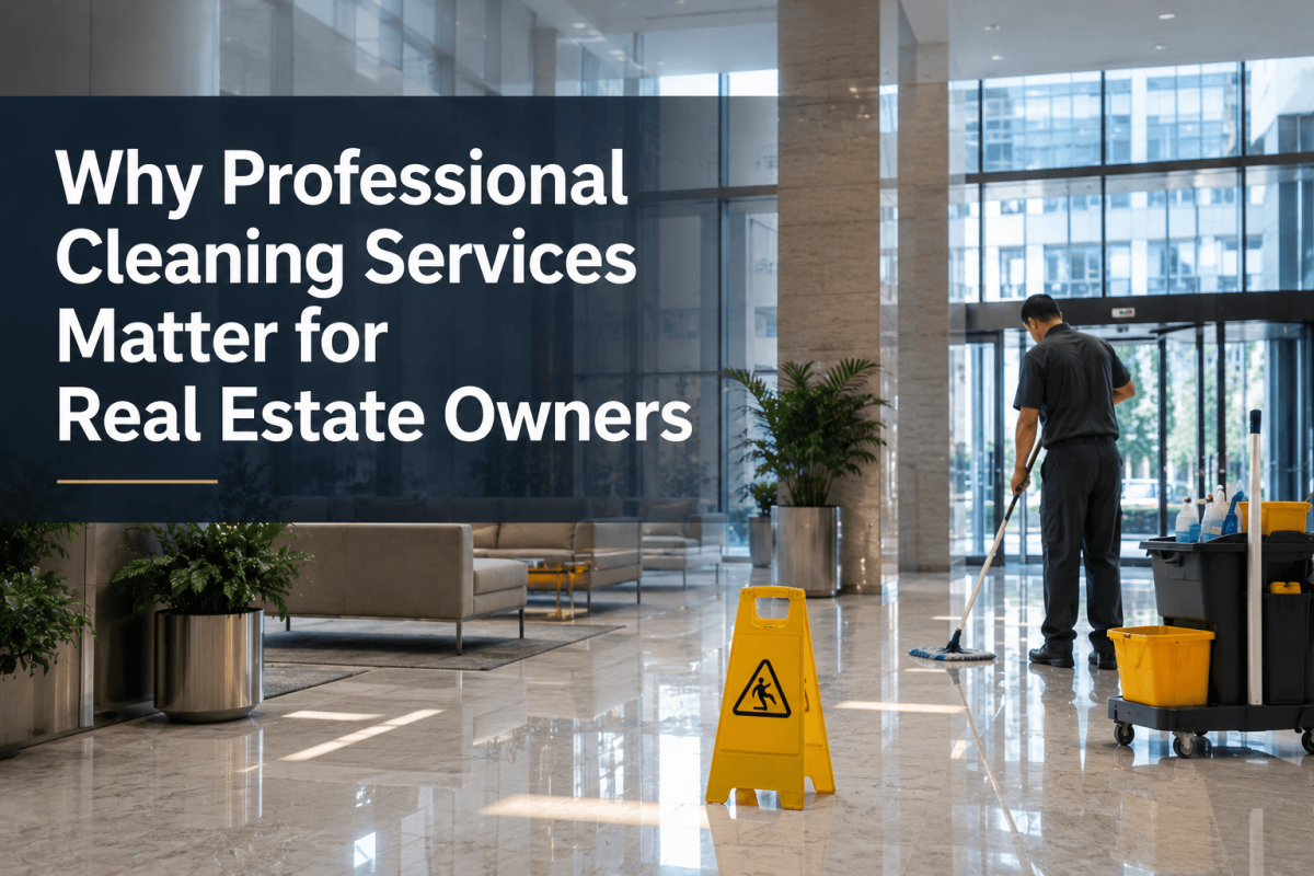 Why Professional Cleaning Services Matter for Real Estate Owners