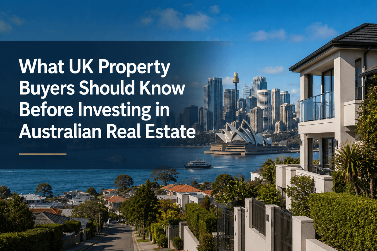 What UK Property Buyers Should Know Before Investing in Australian Real Estate