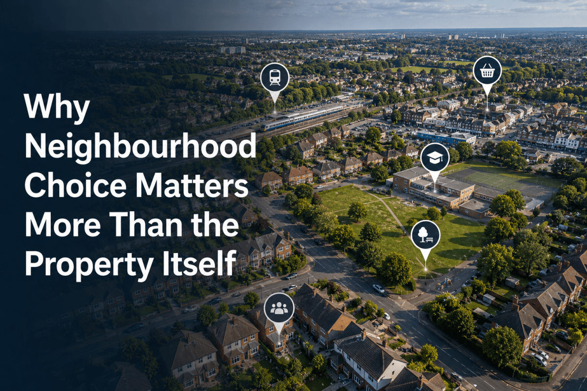 Why Neighbourhood Choice Matters More Than the Property Itself