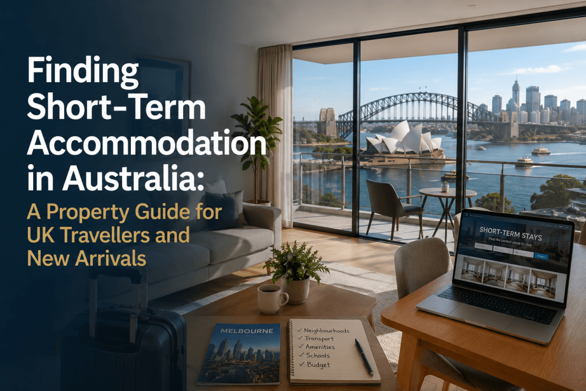 Finding Short-Term Accommodation in Australia: A Property Guide for UK Travellers and New Arrivals