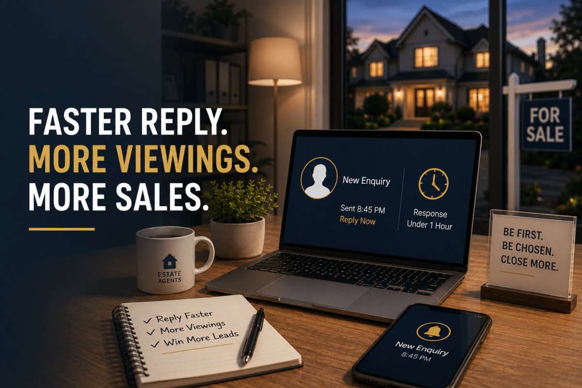 Why Estate Agent Response Time Drops After 6pm and How to Fix It