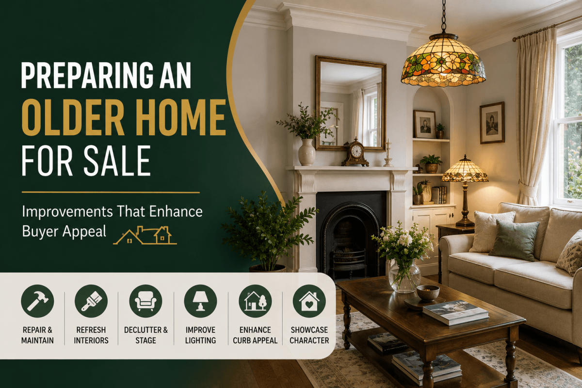 Preparing an Older Home for Sale: Improvements to Boost Buyer Appeal
