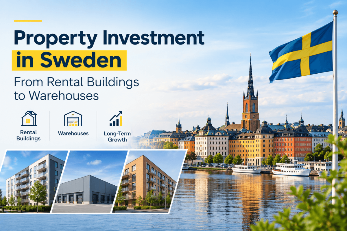 From Rental Buildings to Warehouses: Property Investment in Sweden