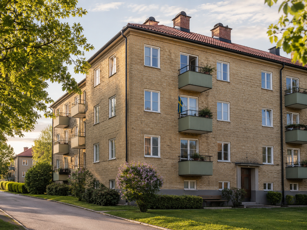 Residential buildings in Sweden