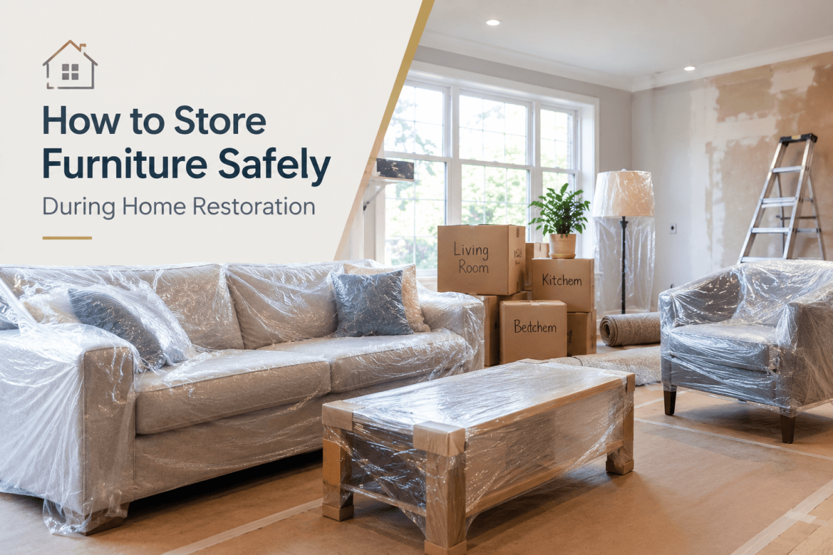 How to Store Furniture Safely During Home Restoration